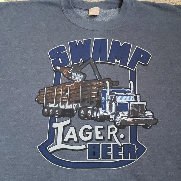 Swamp Lager Beer pullover sweatshirt - Picture 3 of 8